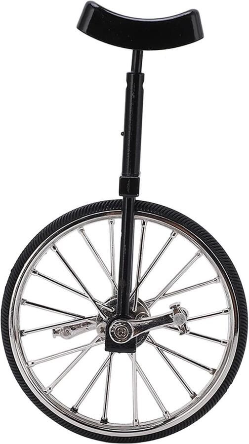 Mini Eenwieler Model Speelgoed Fiets Bureau Decoratie Gedetailleerd Legeringsontwerp 14 cm Lengte Metaal