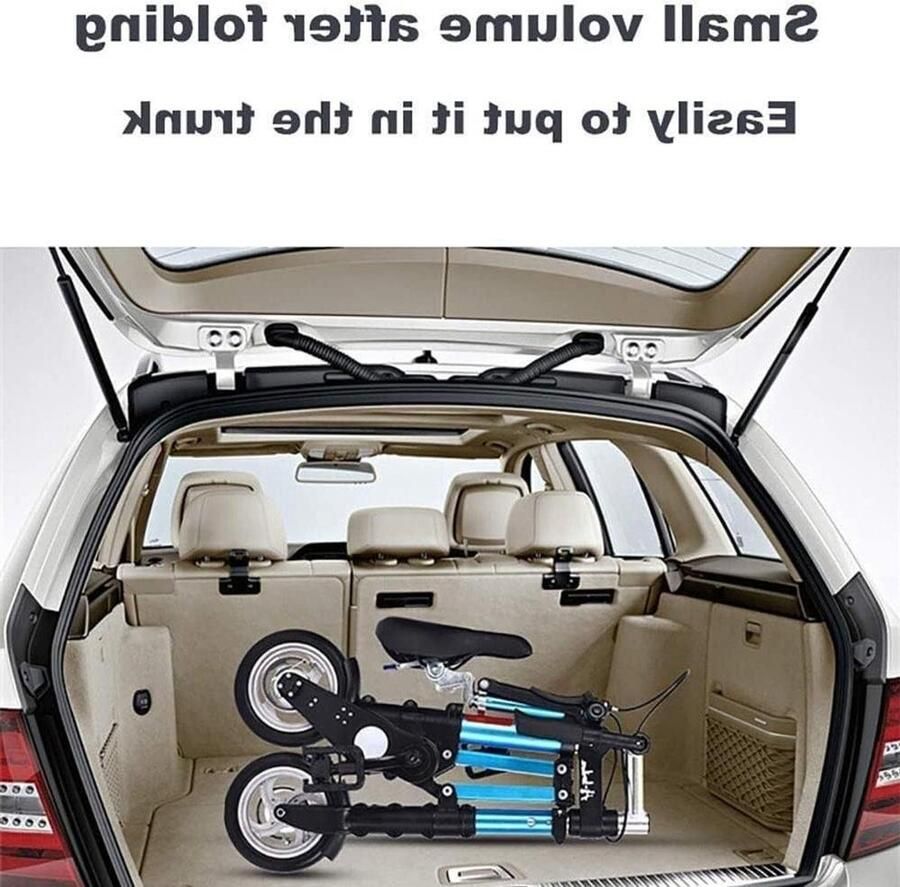 Mini Vouwfiets Draagbare Fiets Stadse Verplaatsingen Ultralicht Gewicht 8 Inch Wielen Rood Blauw Wit