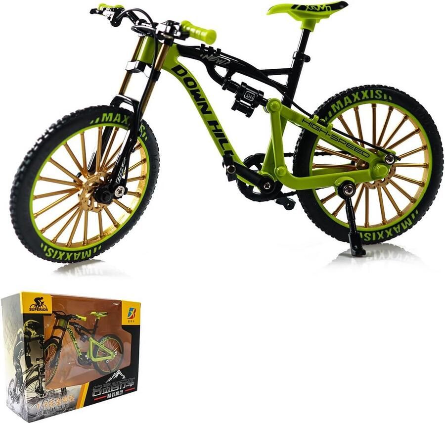 Miniatuur Mountainbike Speelgoed Model 1:8 Schaal Vingerfiets