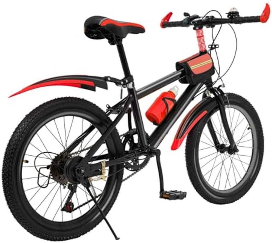 Mountainbike 20 inch voor kinderen 7 versnellingen en voorvorkvering