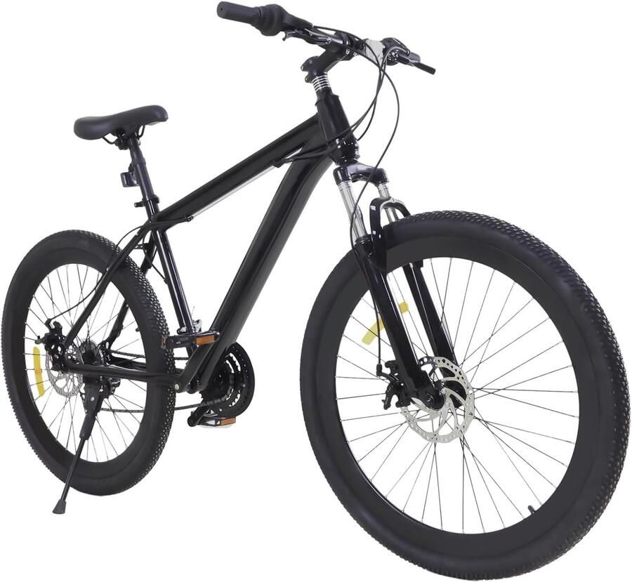 Mountainbike 26 inch fiets Buitenactiviteiten 21 versnellingen 172 cm Zwart