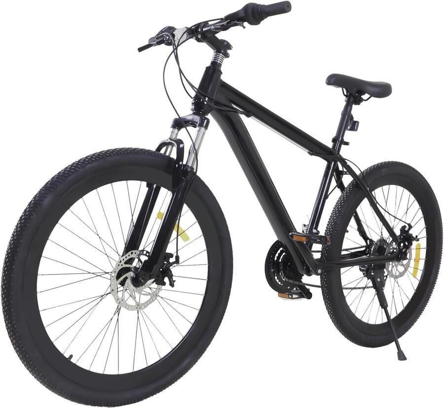 Mountainbike 26 inch fiets Buitenactiviteiten 21 versnellingen 172 cm Zwart