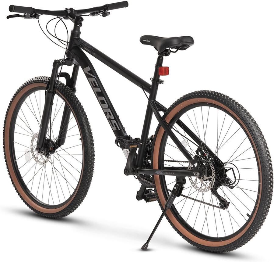 Mountainbike 27 5 Inch Hardtail Mountainbike 21 Versnellingen MTB Volwassenen 27 5 Inch Verende Voorvork Onverharde Wegen Zwart Grijs