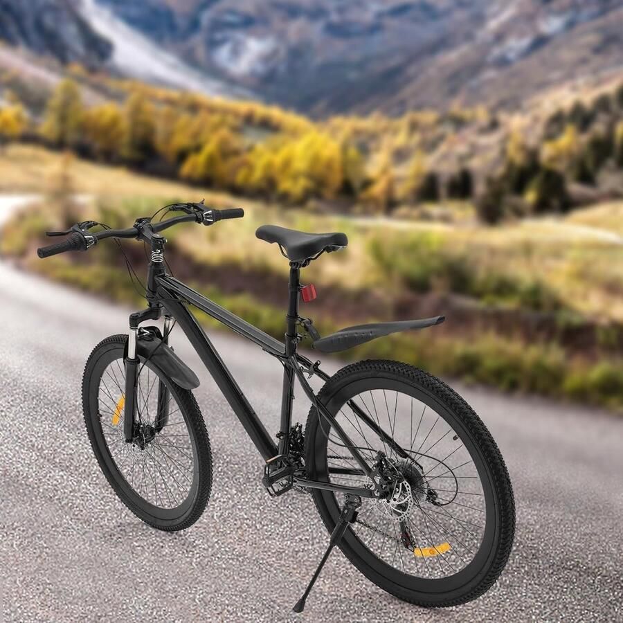 Mountainbike ATB Fiets Buiten Fietsen 21 Versnellingen 26 inch Zwart