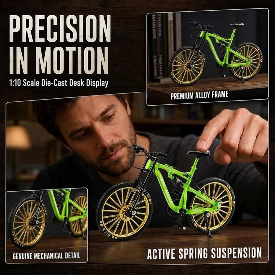 Mountainbike-model 1:10 vingerfiets MTB