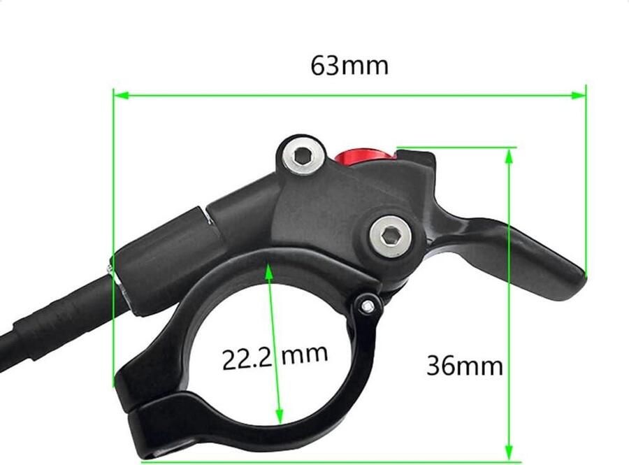 Mountainbike Ophanging Vork Externe Lockout Hendel Aluminium Onderdelen Vervangende Hendel