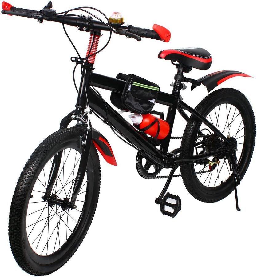Mountainbike voor kinderen 20 inch met 7 versnellingen en spatborden