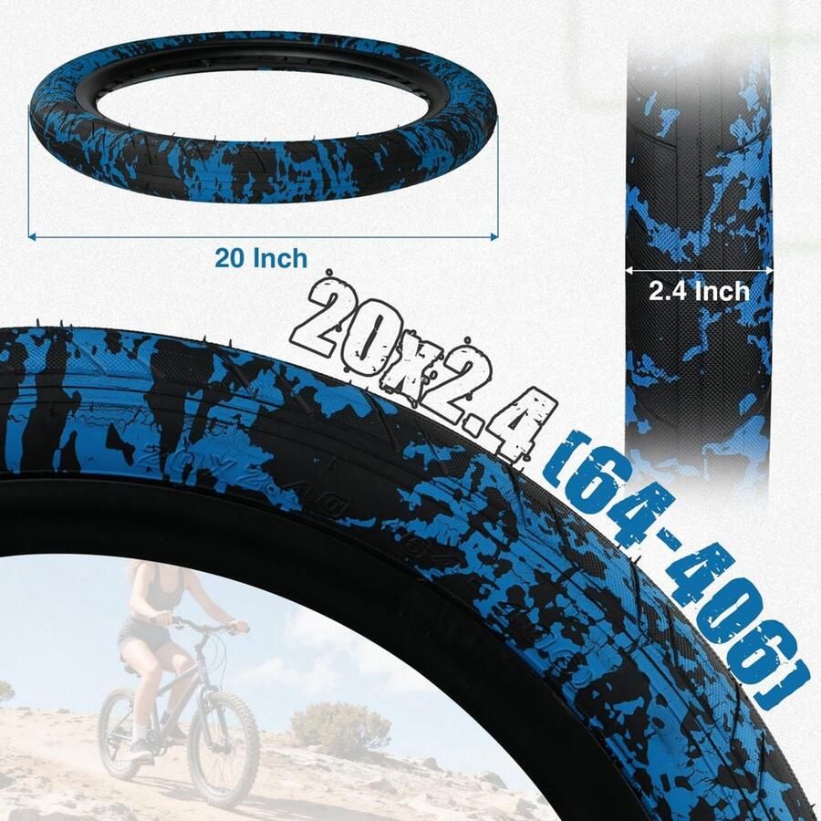 MTB Fietsbanden 20 x 2.4 Inch voor Jongeren