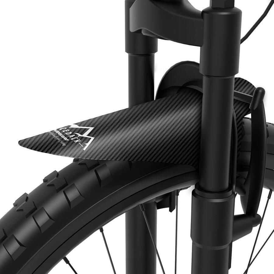 Mudguard voor Mountainbike 4-delige Spatbescherming voor- en Achterwiel Geschikt voor 20-29 Inch Fietsen Ideaal voor Modderige Omstandigheden en Offroad Avonturen