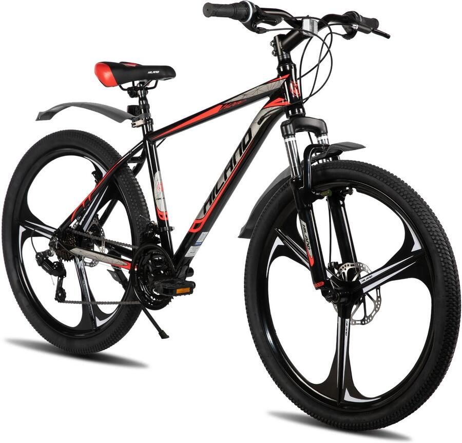 Novari Mountainbike Fiets Mountainbike 26 inch Uniek spaakontwerp Lichtgewicht aluminium frame Stevige vering