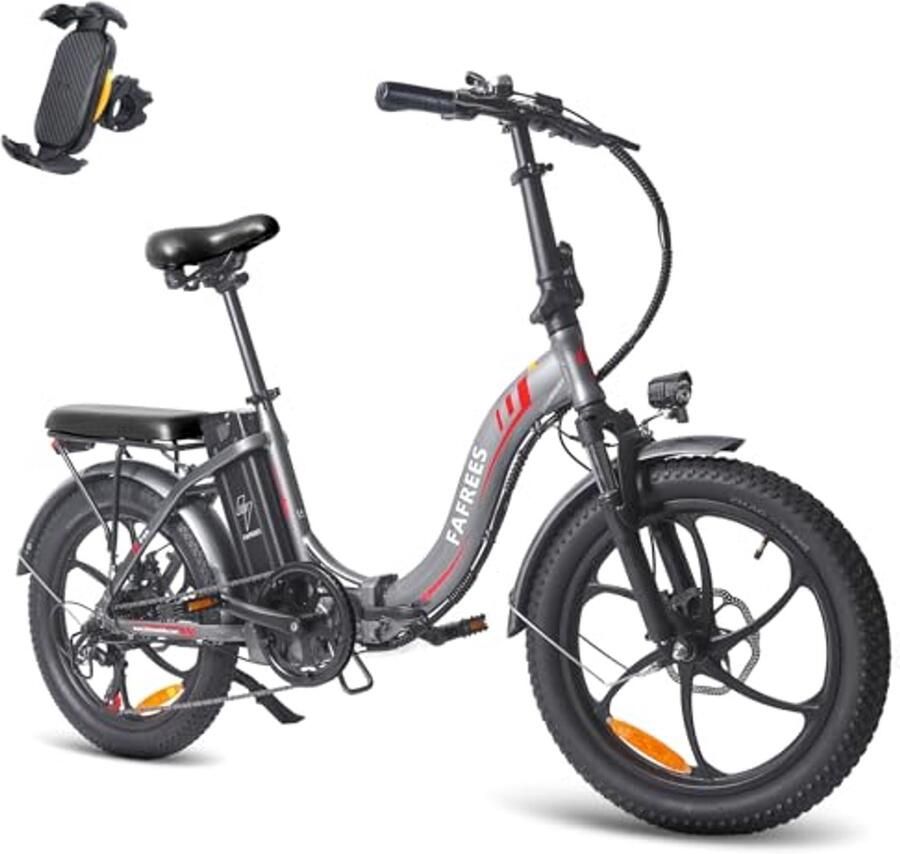 Opvouwbare E-bike Fatbike met 36V Accu – & Elektrische Vouwfiets 250W tot 150 kg