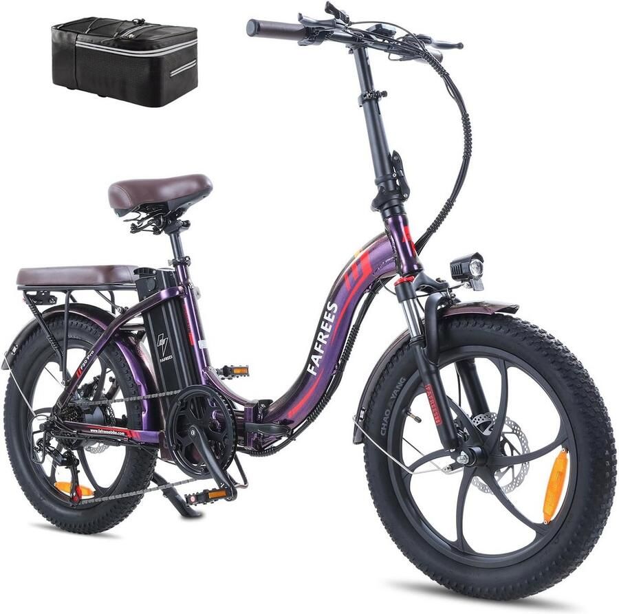 Opvouwbare Elektrische Fiets 20 inch 250W Motor 36V 18Ah Accu Ideaal voor Stads- en Mountainbike