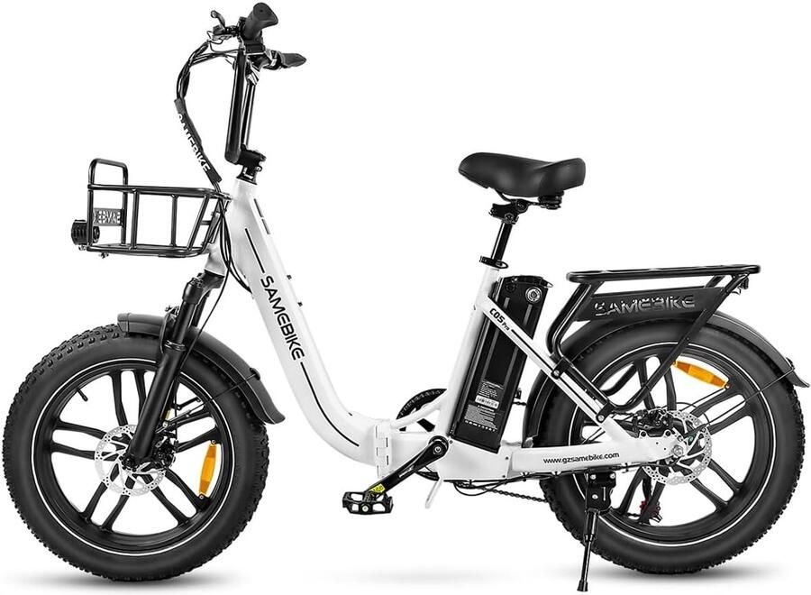 Opvouwbare Elektrische Fiets met 20'' Fat Banden en 36V 13Ah Batterij 7 Versnellingen 25KM H