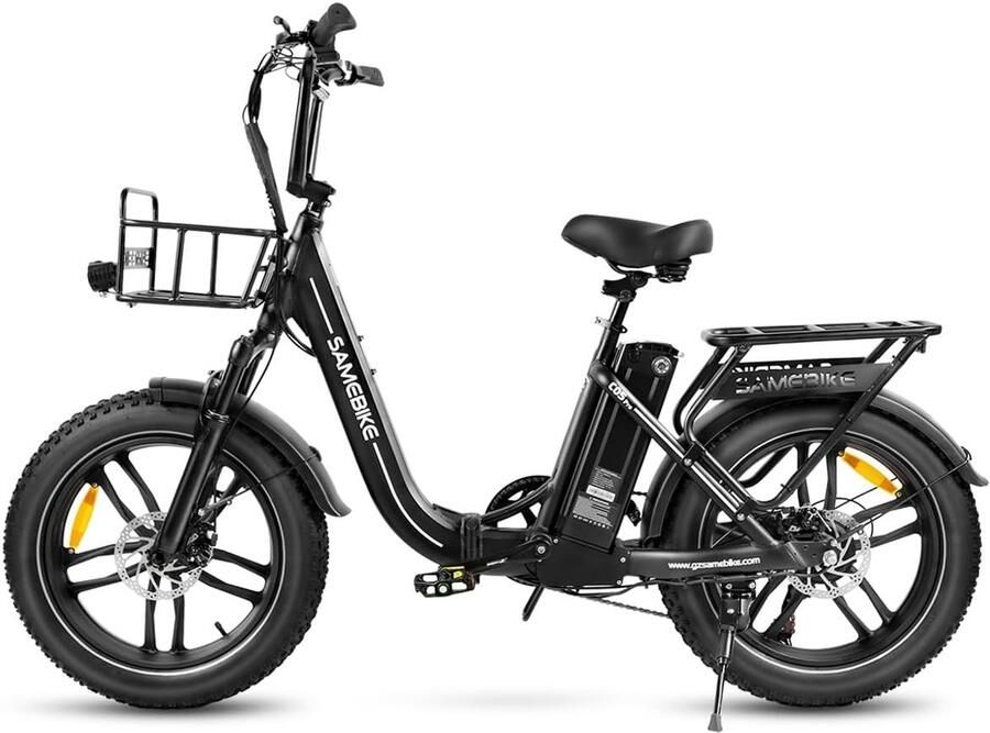 Opvouwbare Elektrische Fiets met 20''×4.0'' Fat Banden 36V 13Ah Lithium 7 Versnellingen 25KM H