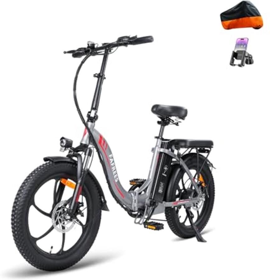 Opvouwbare Elektrische Vouwfiets met Supercapaciteit 20 inch 250W 36V 16Ah 130kg Draagvermogen