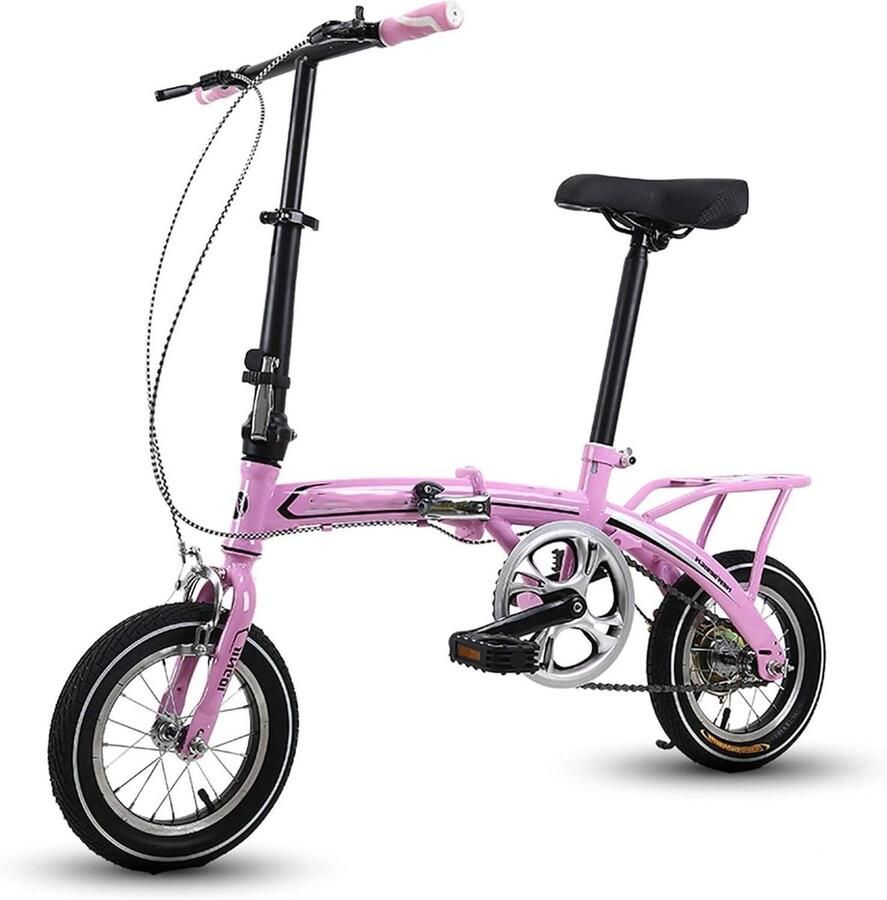 Opvouwbare Fiets Compacte Stadsfiets Woon-werkverkeer Lichtgewicht Ontwerp 12 Inch Meerdere Kleuren