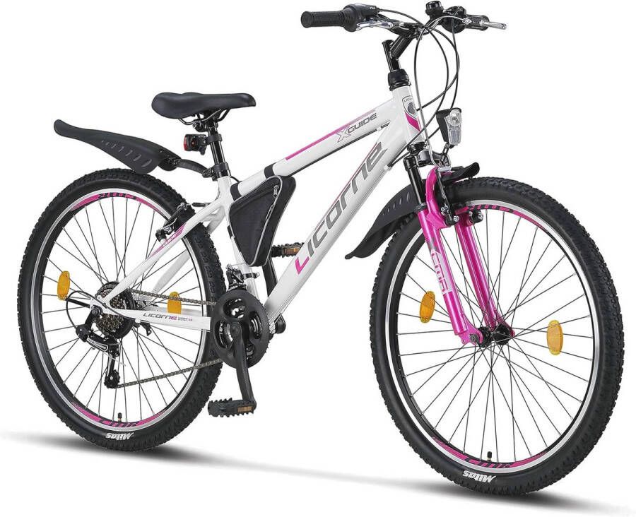 Premium Mountainbike 26 Inch voor en 21 Versnellingen met Vorkvering