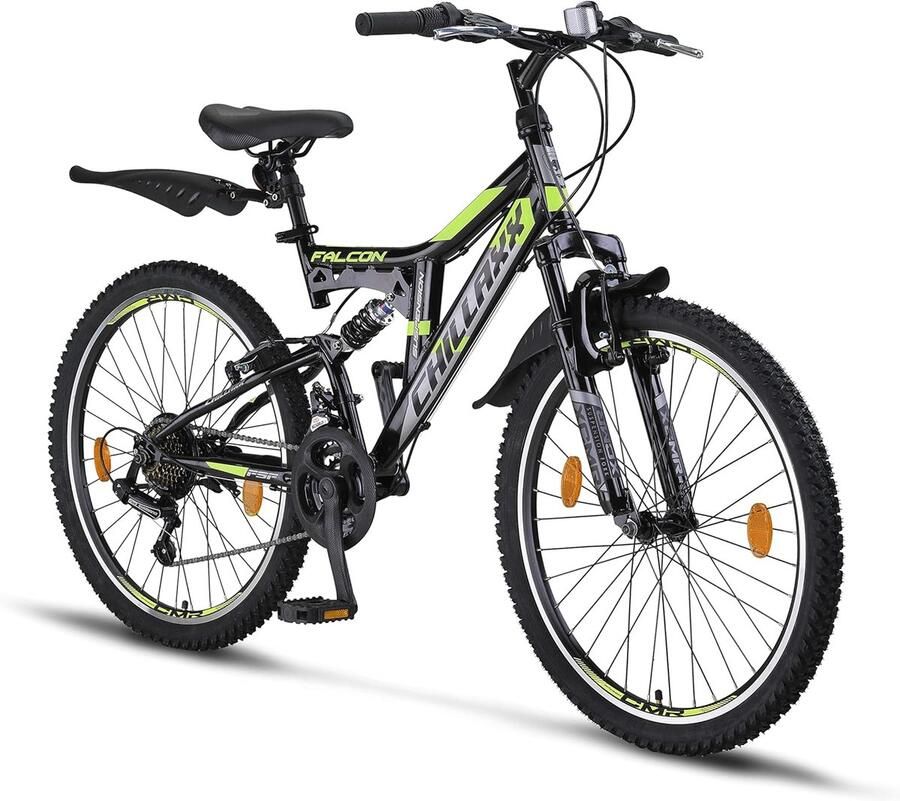 Premium Mountainbike voor en 21 Versnellingen Volledige Vering Schijfrem en Verschillende Maatopties