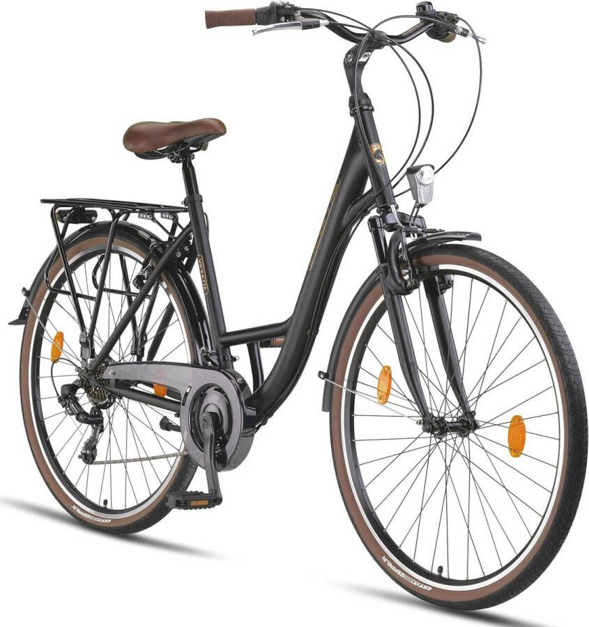 Premium Stadsfiets voor en Kinderen Beschikbaar in 24 26 en 28 inch met 21 Versnellingen