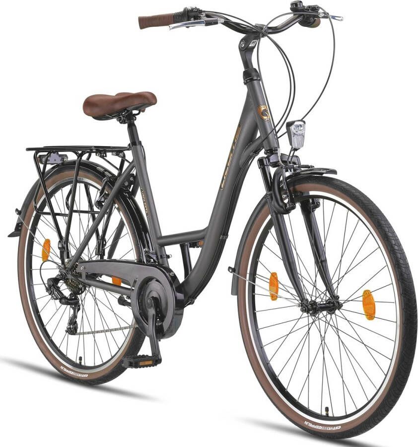 Premium Stadsfiets voor Dames Heren en Kinderen Beschikbaar in 24 26 en 28 inch met 21 Versnellingen