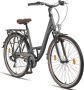 Premium Stadsfiets voor en Kinderen Beschikbaar in 24 26 en 28 inch met 21 Versnellingen - Thumbnail 1