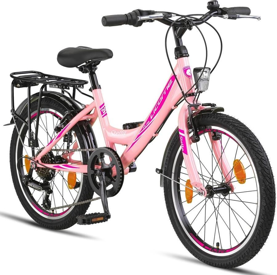 Premium stadsfiets voor meisjes en dames 20 inch 6 versnellingen