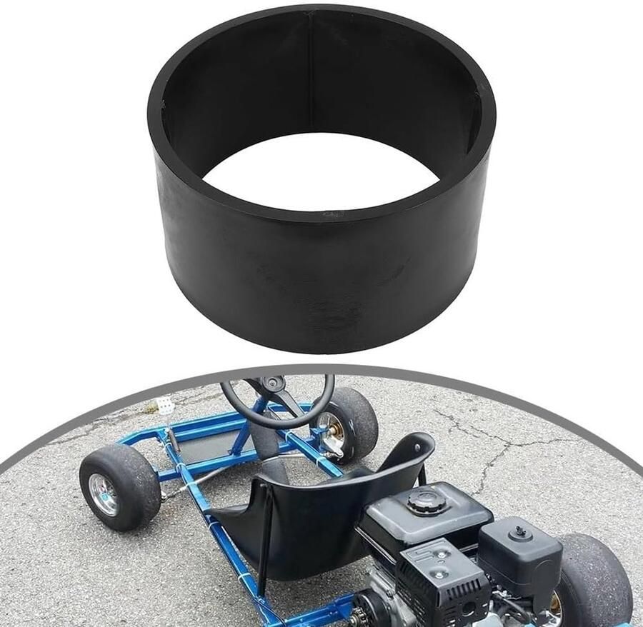 PVC Bandenhoes Drift Ring Drift Trikes Hoge Sterkte PVC 11X7.10-5 Zwart