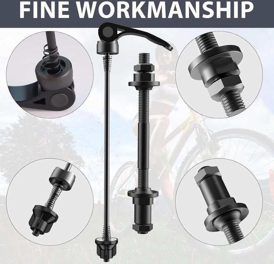 Quick Release Fiets As Wiel Hub Spies 25mm Stalen Bal Racefiets Mountainbike