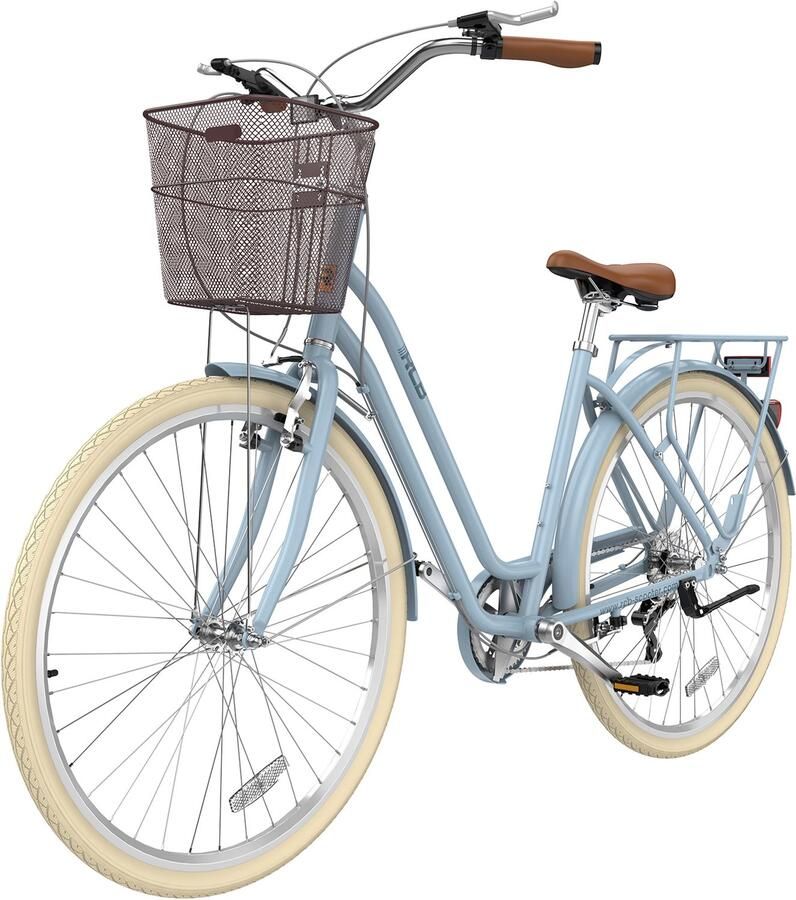 RCB Transportfiets 28 inch Stadsfiets Aluminium Frame 6 speed- V-brake 100kg- blauw