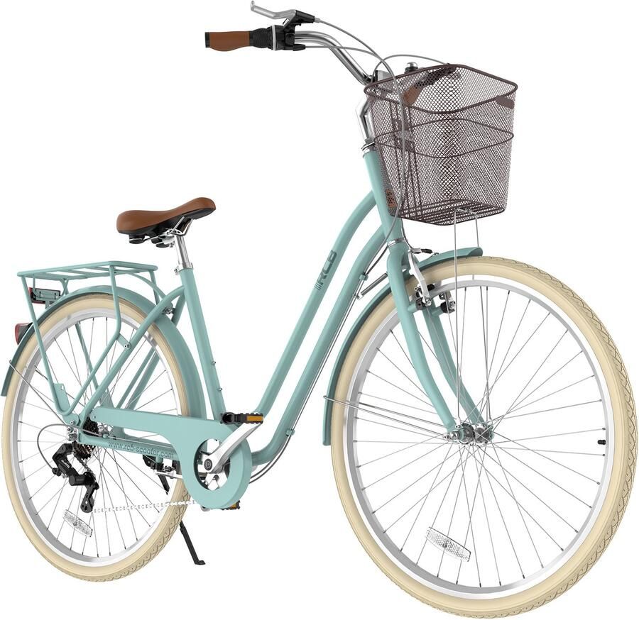 RCB Transportfiets 28 inch Stadsfiets Aluminium Frame 6 speed- V-brake 100kg-Groen