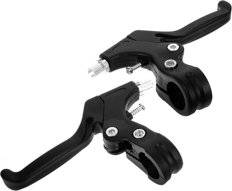 Remgreep Kinderfiets Remhendels Set Fietsen Onderhoud Duurzaam Metaal 15x12x2 cm Zwart