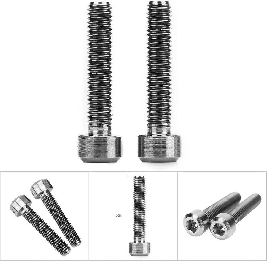 Schroeven voor remhendel 2 stuks M5x25mm fiets remmen vaste bouten mountainbike accessoires (kleur naar keuze)