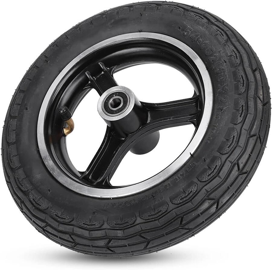 Scooterband 10 Inch Elektrische Scooter Opblaasbare Band met Aluminium Legering Voorwiel Naaf Symmetrische Figuur Banden Scooter Vervangende Wielen Zonder Gas