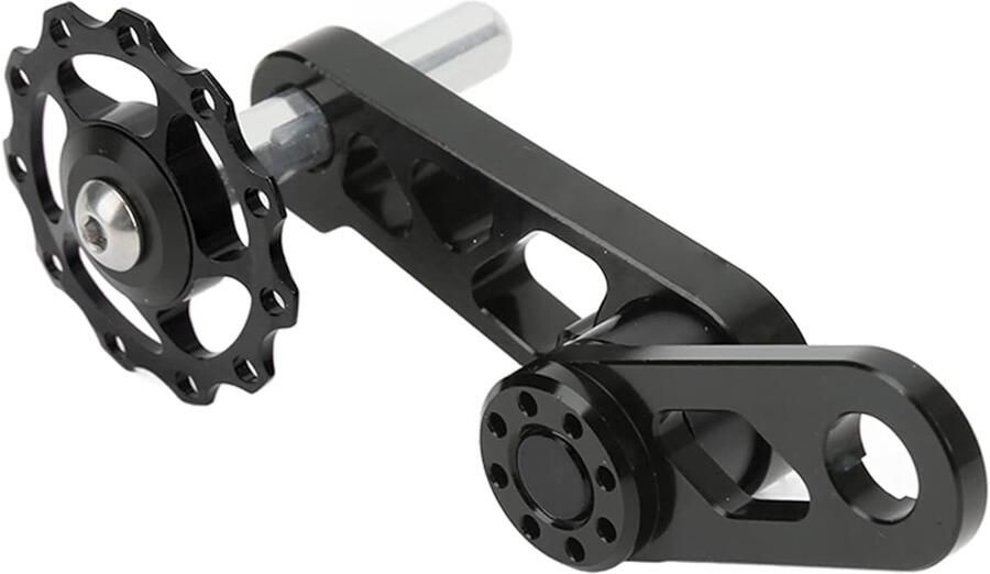 Single Speed Kettingspanner Aluminium Vouwfiets Kettingstabilisator Zwart