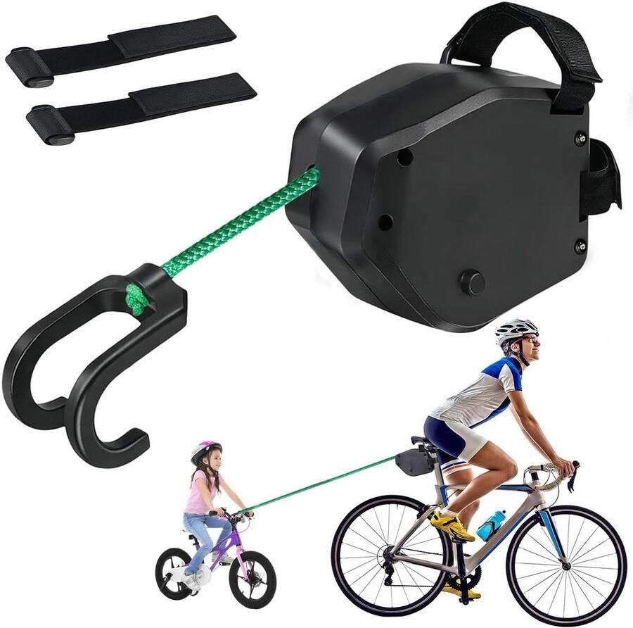 Sleeptouw voor kinderfiets Elastisch trekkoord van 2 5 m met hoog draagvermogen ideaal voor veilig fietsen en spelen