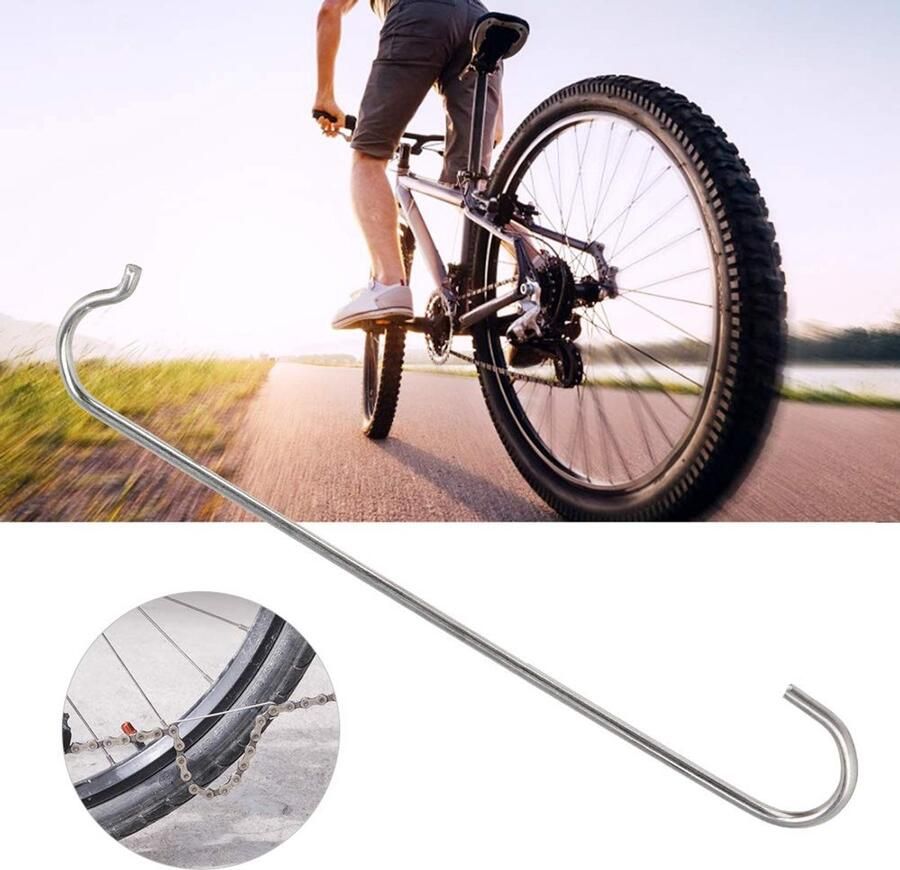 SnelShoppen 10 Stuks Fiets RVS Kettinghaak Verbinding Reparatietool voor Mountainbike en Racefiets Duurzaam en Sterk Voor 6-10 Versnellingen