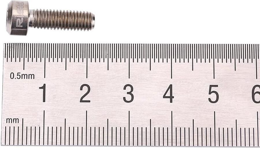 SnelShoppen 6 Stuks M5 * 16mm Titanium Legering Fiets Bevestigingsstangen voor Mountainbike 3 Kleuren Lichtgewicht en Duurzaam