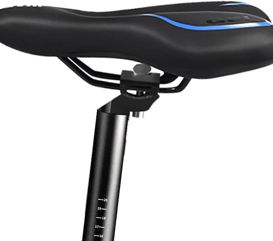 SnelShoppen Aluminium Fietszadelpen 27.2mm x 300mm Lichtgewicht en Duurzaam Ideaal voor Mountainbike Vouwfiets en Wegfiets Eenvoudige Install