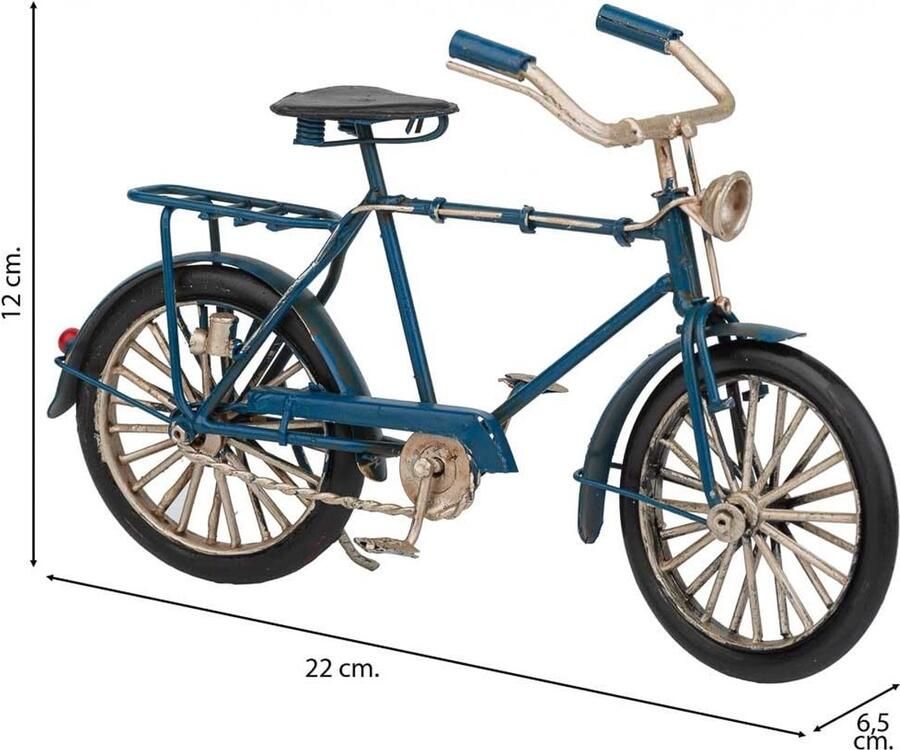SnelShoppen Fiets Metaal Azul Stijlvolle Stadsfiets met Hoge Kwaliteit Comfortabele Zitting Robuust Frame Geschikt voor Volwassenen en Kinderen