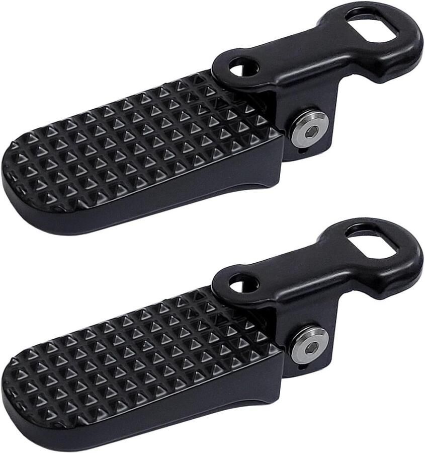 SnelShoppen Fiets Voetsteunen Aluminiumlegering Antislip Vouwfiets Mountainbike BMX Achterpedalen Vouwbaar en Ruimtebesparend