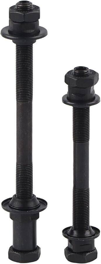 SnelShoppen Hollow Hub Achternaaf Voor- en Achteras Fietswielas Set Stalen Fietsonderdelen Voor Racefiets en Mountainbike BMX Met Cam Actie Hefb