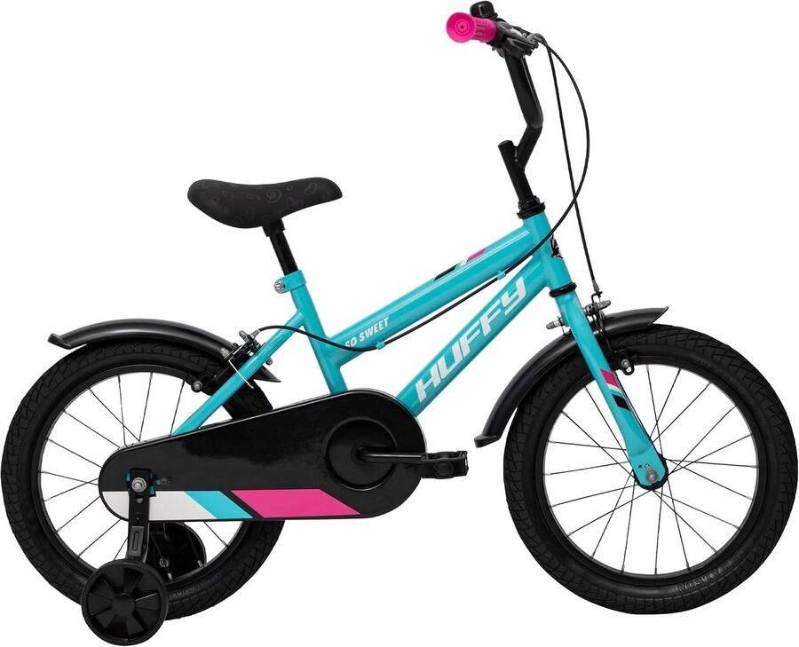 SnelShoppen Huffy So Sweet 16 inch Kinderfiets Blauw Stevige Stalen Frame Verstelbaar Zadel Voor Kinderen van 5-7 Jaar Fietsen voor Kinderen B