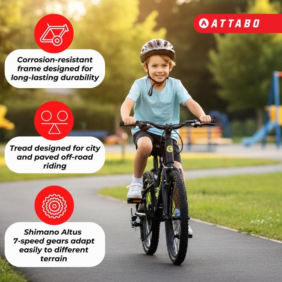 SnelShoppen Kinderfiets 20 Inch voor 5-9 Jaar met Licht Aluminium Frame Stalen Vork Comfortabele en Veilige Constructie Geschikt voor Lichaamslen