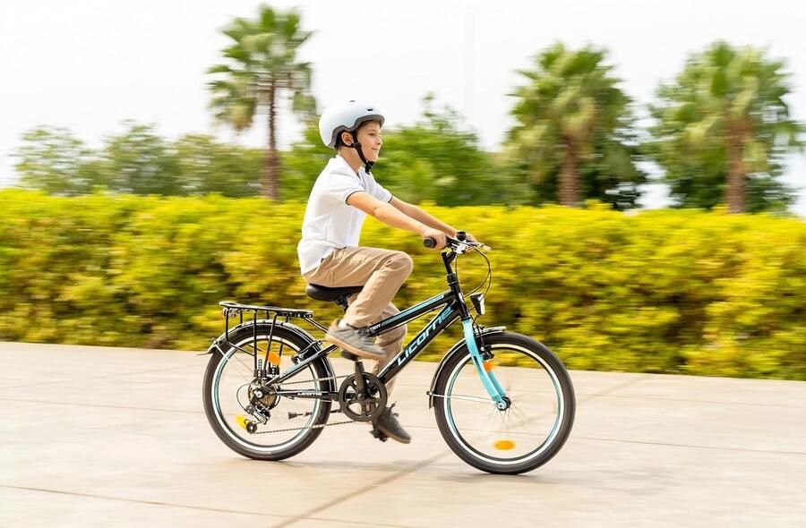 SnelShoppen Premium Mountainbike voor Kinderen 20 Inch 6 Versnellingen Shi o Perfecte Fiets voor en Geschikt voor Stadsgebruik