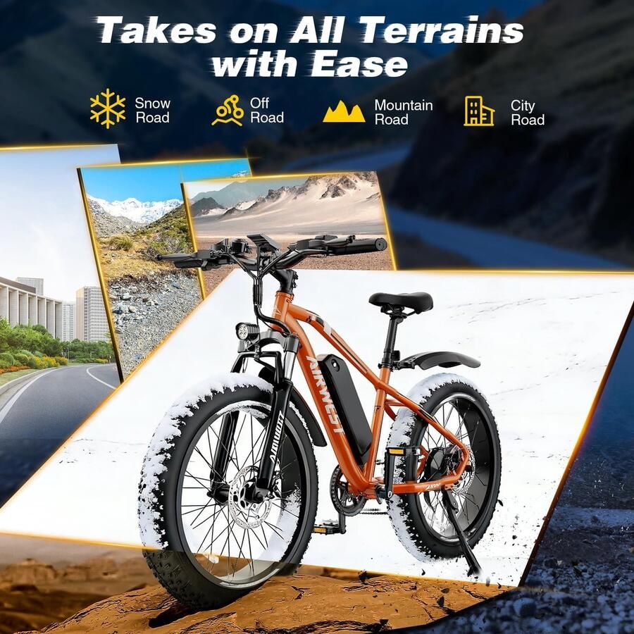 Solidchoice E-Bike Fatbike Banden 20 26 x 4.0 Inch Heavy Duty