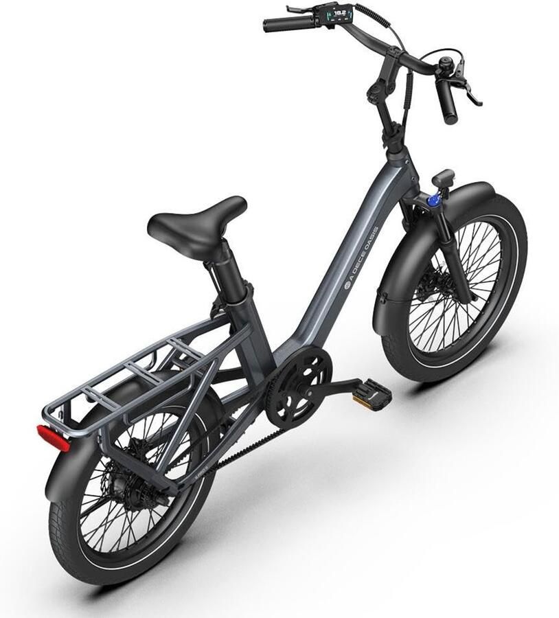 Solidchoice Elektrische Fiets met 20 Inch Wielen en Verstelbare Demping