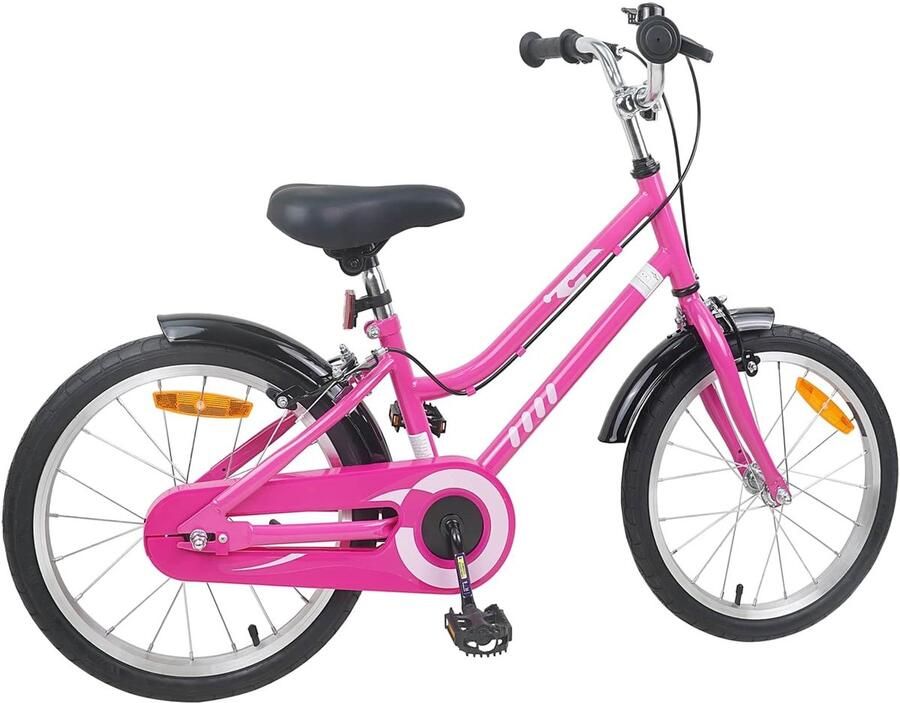 Solidchoice Kinderfiets 12 Inch Roze Wit