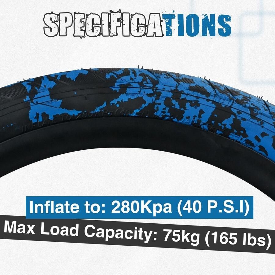 Solidchoice MTB Fietsbanden 20 x 2.4 Inch voor Jongeren