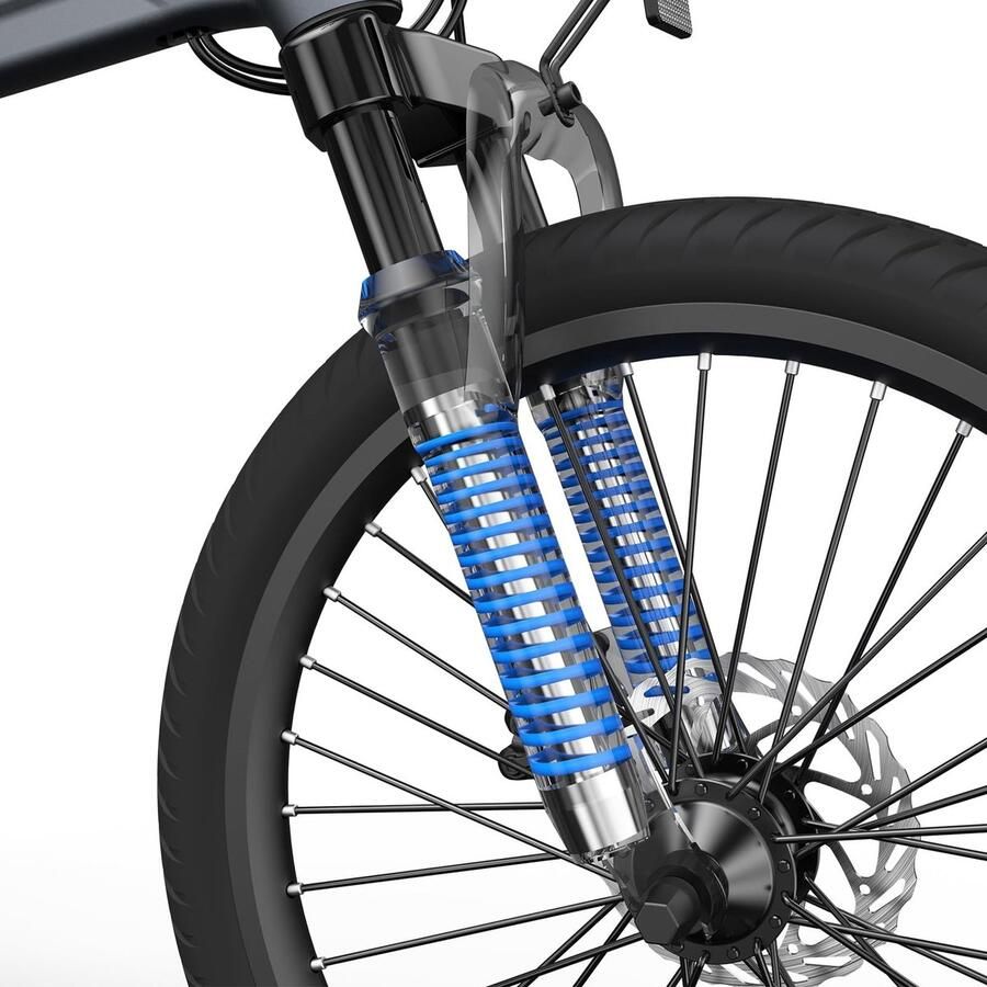 Solidchoice Opvouwbare Elektrische Fiets met 20 Inch Wielen