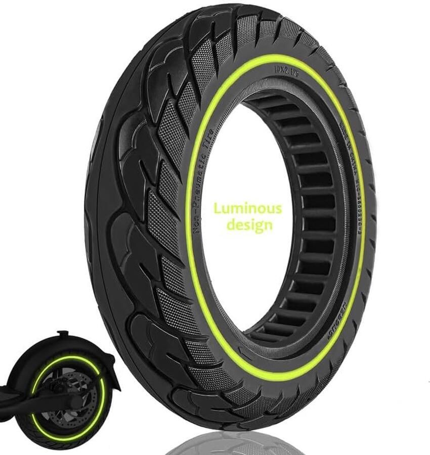 Solide band 10x2 125 anti-punctie elektrische scooter band originele band vervanging voor 10x2 54-152 8 5x2 50 75-6.1 maten voor Xiaomi 3 Lite Essential Pro2